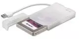 I-tec MYSAFEU314 saugojimo diskų korpusas 2.5" HDD / SSD aptvaras Balta