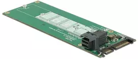 Delock Converter SATA 22 Pin / SFF-8643 NVMe > 1 x M.2 Key M