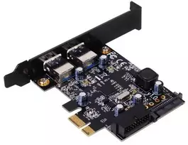 SilverStone BA504 SST-EC04-E PCIe plokštė, skirta 2 vidinėms/išorinėms USB 3.0 jungtims