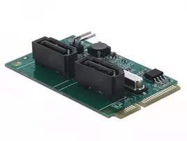 KARTA MINI PCIE->2X SATA 6GB/S RAID DELOCK