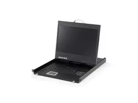 Level One LevelOne KVM jungiklis plačiaekranis LevelOne PS2/USB KVM-8901DE konsolė – KVM-8901DE