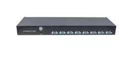 Intracom INTELLINET 507776 Intellinet 8 prievadų KVM VGA/USB/PS2 jungiklis, skirtas KVM LCD konsolei