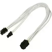 Nanoxia PCIE 6- pin - PCIE 8- pin, 0,3m, Baltas (90400023)