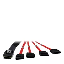 Inter-Tech FF 8087 – SATA x4, 1m, raudona (88885301)