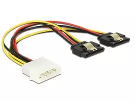 Delock Molex – SATA x2 0,2m Multicolor (85237)