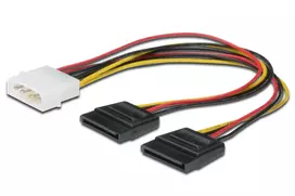 Digitus ASSMANN SATA maitinimo Y laidas, IDE (moleksas) -2x SATA, AK-430400-002-S