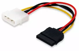 Equip Įrengti 112050 maitinimo kabelio vidinę Molex jungtį / SATA jungtį