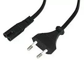 Maitinimo Laidas - LINDY Euro Kištukas į C7 Maitinimo Laidas, 3 m, Juodas