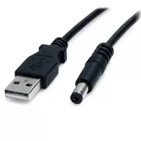 Kabelis USB StarTech USB-A - DC 5.5 mm 2 m Juodas (USB2TYPEM2M)