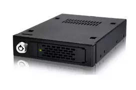 Icy Box Icy Dock 2.5\" SATA/SAS HDD ir SSD pocket metalo sp. (Juoda)