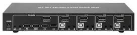 Techly 101935 KVM Switch 4/1 DisplayPort/USB 4K 30Hz, USB šakotuvas