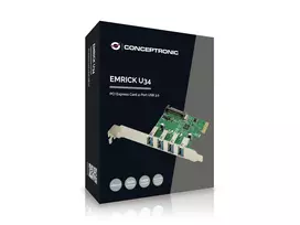 Valdiklis Conceptronic PCIE x1 – 4x USB 3.0 (EMRICK02G)