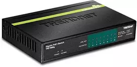 Šakotuvas TRENDnet Switch 8 Port Gbit PoE+ 61W Metall