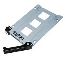 Carruzzo Icy Dock MB996TK-B saugojimo diskų korpusas HDD / SSD aptvaras Aliuminis, Juoda 2.5″
