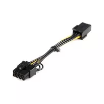 StarTech PCIEX68ADAP PCIe maitinimo adapteris nuo 6 kontaktų iki 8 kontaktų, 0,15 m
