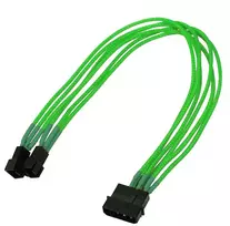 Nanoxia Molex - 3-pin x2, 0,3m, Žalias (NX42A30NG)
