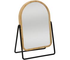5five - Kosmetinis veidrodėlis SWING 20,5x17,5 cm iš bambuko