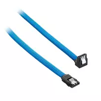CableMod ModMesh Right Angle SATA 3 Cable 30cm – light mėlynas