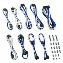 CableMod Classic ModMesh C-Series Cable Kit Corsair AXi, HXi & RM – baltas/mėlynas