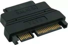 InLine SATA - SATA Slimline, Juoda (29611)