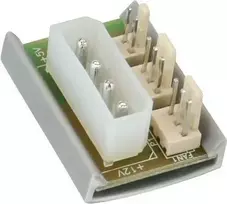 InLine ventiliatoriaus maitinimo adapterio plokštė – 4 kontaktų Molex