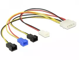 Delock Molex - 2-pin x4, 0.2m, Multicolor (85516)