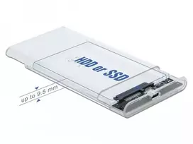 Delock išorinis korpusas skirtas 2,5? SATA HDD / SSD su SuperSpeed USB 10Gbps