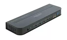 Delock HDMI KVM jungiklis 4K 60 Hz su USB 3.0 ir garsu