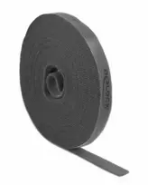 Delock Velcro juosta ant ritinėlio L 10 mx P 15 mm juoda