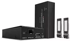 KVM Ilgintuvas - LINDY Šviesolaidinis DisplayPort 1.2 ir USB KVM Ilgintuvas, 3840x2160 60Hz, 300 m