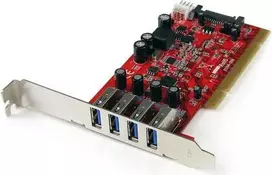 PCI kortelė Startech PCIUSB3S4