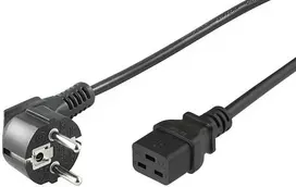 MicroConnect maitinimo laidas CEE 7/7 - C19 0,5m