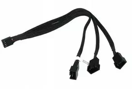 Gelid Solutions Gelinis 3x 4pin PWM skirstytuvas 30cm juodas