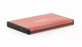 GEMBIRD EE2-U3S-3-P USB 3.0 2,5" HDD korpusas, rožinis šlifuotas aliuminis