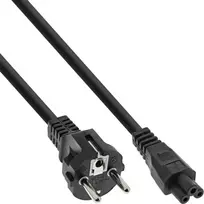 InLine maitinimo laidas Intel NUK, 3 kontaktų jungtis, juodas, 0,5 m
