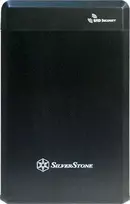 Kišeninis „SilverStone 2.5" SATA – USB 2.0 Treasure TS01 Juodas (SST-TS01B)