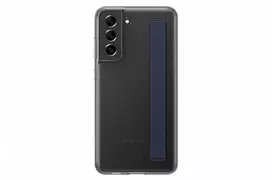 XG990CBE skaidraus dirželio dėklas, skirtas Samsung Galaxy S21 FE Tamsiai pilka (tamsiai pilka)
