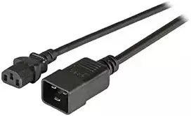 Maitinimo kabelis EFB EFB Elektronik EK531.1,8V2 maitinimo kabelis Juodas 1.8 m C20 skydelis C13 panelis