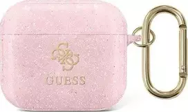 Apple AirPods 3 Guess Glitter Collection (GUA3UCG4GP) ausinių dėklas rožinės spalvos