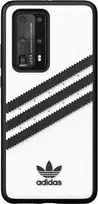 Dėklas Adidas OR Moulded PU SS20 Huawei P40 juodos spalvos baltas 39061