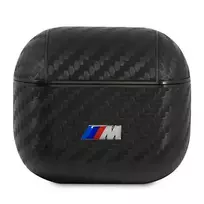 Apple AirPods 3 BMW Cover PU Carbon M Collection (BMA3WMPUCA) ausinių dėklas juodos spalvos