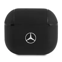 Mercedes Benz Apple AirPods 3 Mercedes Cover Electronic Line (MEA3CSLBK) ausinių dėklas juodos spalvos