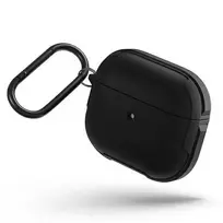 UNIQ dėklas Valencia AirPods 3 juodos spalvos Antimicrobial