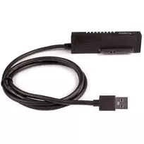 Kištukinis StarTech USB 3.1 A / SATA, Juodas (USB312SAT3)