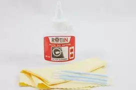 Valiklis Rotin Valymo rinkinys DTX skystis + audinys + kameros lazdelės
