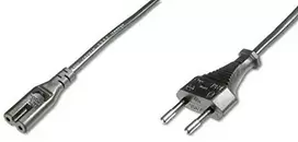 Assmann Electronic ASSMANN maitinimo laidas Euro - C7 M/F 1,8m H03VVH2-F 0,75qmm bl