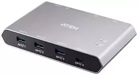 Aten International Co Aten ATEN 2 prievadų USB-C Gen 2 bendrinimo jungiklis – US3342