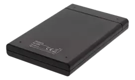 DELTACO išorinis kietojo disko korpusas,2.5 "SATA HDD / SSD, USB 3.1 Gen 1, SATA III, juodas / MAP-K2568