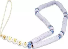 Guess pakabukas GUSTPEARU telefono dirželis alyvinės spalvos Heishi Beads