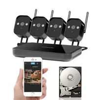 Zmodo ZMODO 720P Wifi Mini NVR IP kamera + 4xIP CAM + 1TB HDD